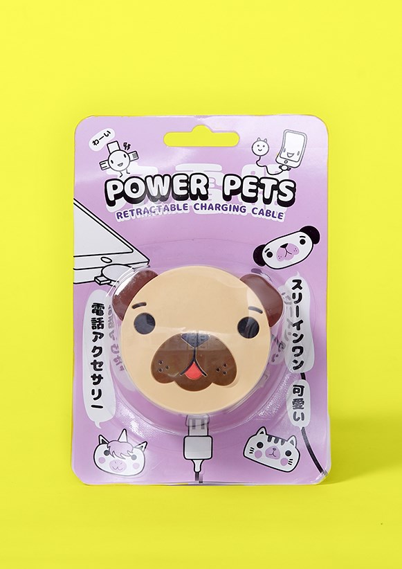 Pug Retractable Charging Cable