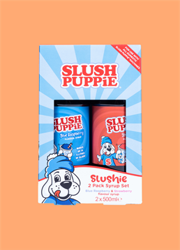 <p>Indulge in the classic taste of SLUSH PUPPiE with this 2 Pack syrups, featuring 500ml bottles of vibrant blue raspberry and luscious strawberry flavours. These iconic syrups are tailored for enjoyment with any SLUSH PUPPiE domestic appliance and accessory, creating the perfect icy treat at home. Ideal for the whole family, these delicious options allow everyone to discover their favourite flavour. Embrace the nostalgic delight of SLUSH PUPPiE in every sip, bringing joy and refreshment to your gatherings.</p>
<p>This product is sent from a seperate warehouse than our cards so they will not arrive together.</p>
