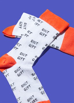 Shit Gift Socks. Send them something a little cheeky with this brilliant Scribbler gift and trust us, they won't be disappointed!