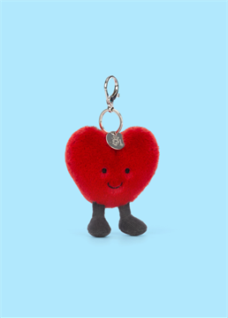 Add some heart to your style with the Jellycat Heart Bag Charm! Not just for Valentine's or Anniversaries, this adorable charm is a must-have for any Jellycat fan. Attach it to your bag for a touch of cuteness wherever you go.