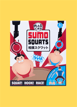 <p>Squat, hook &amp; race with this fun Sumo Squat game! Bound to get you and the other players in stitches (figuratively and maybe even literally)!</p>
<p>This item is sent seperately from our cards so they will not arrive together</p>
