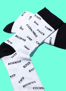 Sweary Socks. Take a look at this fabulous Scribbler favourite that your friends and family will love. Treat them (or yourself) to something special for their birthday.