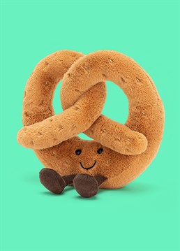 <ul>
    <li>Go knots for this pretzel pal!&nbsp;</li>
    <li>The Amuseable Pretzel will be the piece de resistance of any Jellycat collection! This salty soft toy is a total SNACK and the perfect cuddle buddy for any savoury lover.&nbsp;</li>
    <li>With squishy limbs, furry, golden-brown exterior and stitched salt speckles, this smiley plush is basically irresistible!&nbsp;</li>
    <li>Dimensions: 18cm high, 18cm wide&nbsp;</li>
</ul>