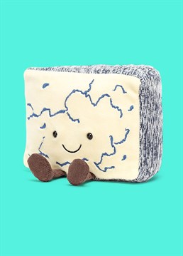 <ul>
    <li>Say hello to the Big Cheese!&nbsp;</li>
    <li>Feeling blue? The Amuseable Blue Cheese by Jellycat will cheer up any cheese lover, and don&rsquo;t worry &ndash; this dairy delight is totally odour free!&nbsp;</li>
    <li>This squishy slice of goodness has a suedey cream outer, wiggly blue veins and speckled knit rind. Plonk this softie on your sofa or bed and give him a big squeeze!&nbsp;</li>
    <li>Dimensions: 12cm high, 14cm wide&nbsp;&nbsp;</li>
</ul>
