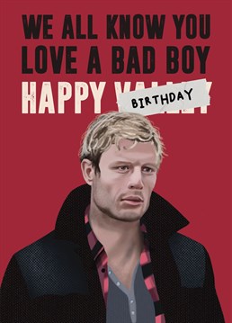 Tommy Lee Royce Bad boy Birthday card for Happy Valley fans!