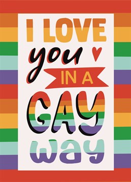Lesbian, Gay, Bi, Queer, Inclusive Valentine's Day Card