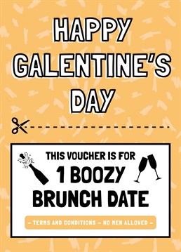 Send this funny Galentine's card to your bestie this Valentine's day!
