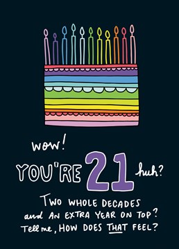 Two whole decades sounds old, doesn't it? Send this Angela Chick 20th birthday card and see how they feel!