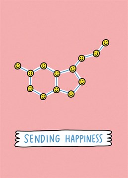 Send some happiness in card form with this card designed by Angela Chick.