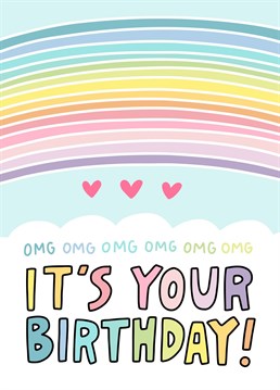 Send colourful birthday wishes this this exciting birthday card