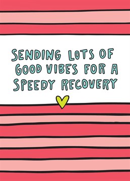Let your friend know that you're wishing them a speedy recovery with this wonderful Angela Chick card.