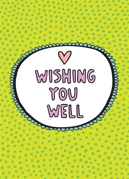 Send good vibes and love with this lovely card from Angela Chick!
