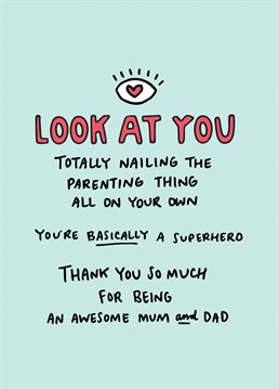 Your Mum obviously did a pretty good job because she raised you to be the incredible and modest human being that you are! Congratulate her on a job Well Done with this brilliant Angela Chick Mother's Day card.