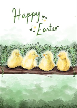 Send Easter wishes with this springtime card!