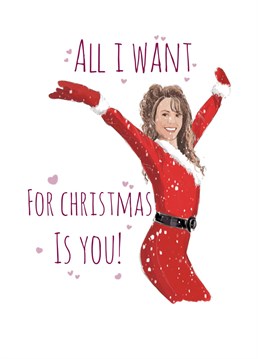 Send Christmas wishes from Mariah carey! 'All I want for Christmas is you'