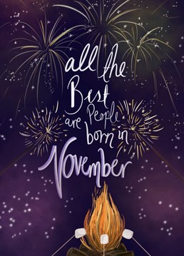 Send birthday wishes to all the November babies!