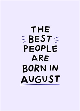 Send this cute August birthday card to celebrate a summer birthday!