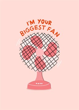 Send this hilarious pun card for valentines day! I'm Your Biggest Fan