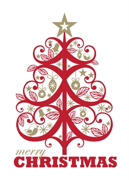 This Christmas card from Art File, adorned with a Nordic style Christmas tree is perfect for that special friend.