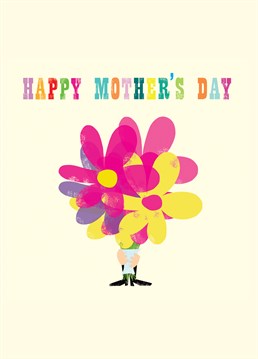 Mother's Day Bunch card by Art File.Give your mum this lovely bunch of flowers this Mother's Day.