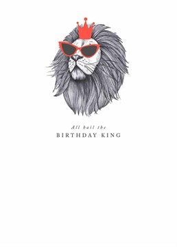 Just like Simba, this cool cat is King of the savannah. As a valued member of his pride, send birthday wishes with this Art File design.