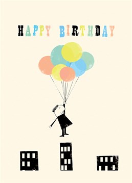 Wish someone a happy birthday and warn them not to get too carried away! This fun Art File design would make a great choice for a child on their birthday.