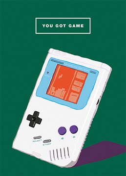 Console an avid gamer with this retro inspired Art File design.