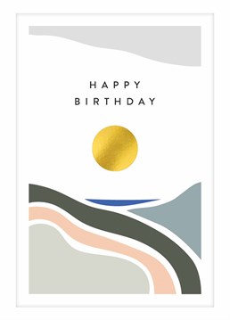 Send them birthday wishes with this element themed card by Art File.