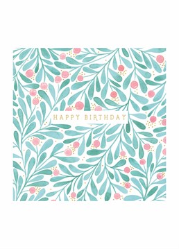 This birthday card by Art file is perfect for any flower fan.