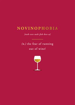 Are they an oenophilia (wine fan)? Then this Art File Birthday card is the one for them!