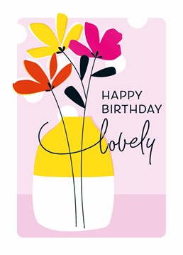 Is it a lovely ladies birthday? Send them this floral card by Art File.
