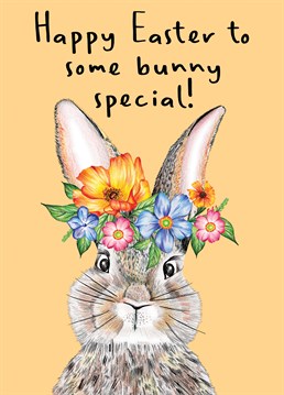 Send your special loved ones Birthday wishes with this cute Illustrated Bunny card.
