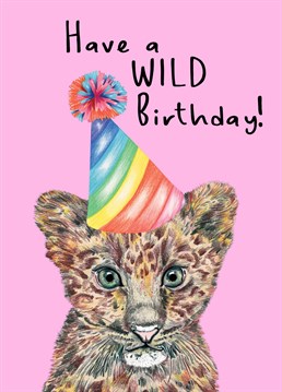Perfect Birthday card to send to those that like to pawty!