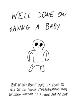 Funny New Baby Cards - Scribbler