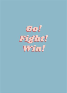 Fight for what you believe in and you will never lose! A card designed by Alicorn Cards.