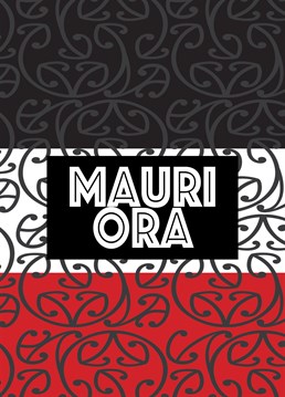 This is the perfect way to inspire, uplift, and bring a smile to the heart of someone you care about in te reo. Māori  Translation: Mauri ora - to wish someone to well and to be healthy