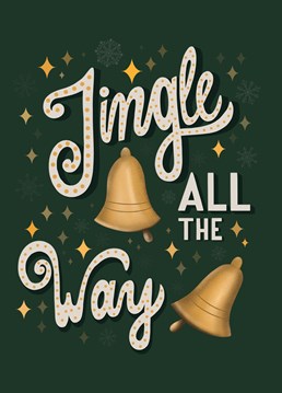 Jingle your way into the holiday season with this card!