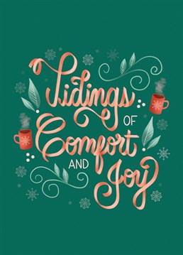 Sending tidings of comfort and joy this Christmas!