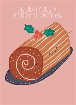 We Wish Yule A Merry Christmas Card. Send your friend this Cute Christmas card by Alice Potter Illustration