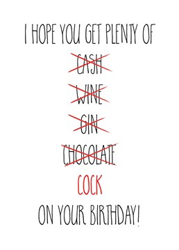 An adult's birthday wish list!