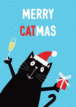 A cute Christmas design with a play on words. Perfect for cat lovers.