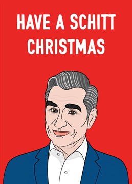 Johnny Rose from Schitt's Creek with a festive greeting!