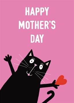 This cute cat is spreading some Mum love especially for Mother's Day!