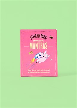 Affirmators: Morning Mantras. Send them something a little cheeky with this brilliant Scribbler gift and trust us, they won't be disappointed!