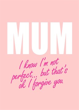 Send mum some love with this cheeky card designed by Banterking.