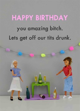 Sounds like a solid plan for a fabulous birthday! Let them know what you've got planned with this funny card by Jeffrey & Janice.