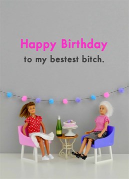Say a very pimp styled happy birthday to your bestest bitch with this card designed by Jeffrey & Janice.