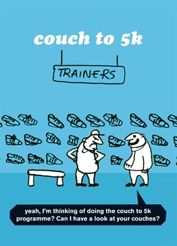 For the excerise shy people in your life! Celebrate their birthday or any occasion. By Modern Toss.
