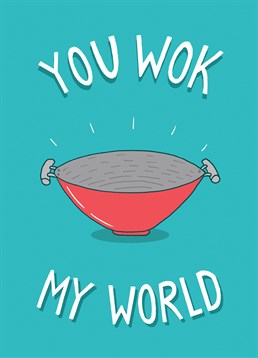 Not everyone you meet will wok your world so, make sure you send this Brainbox Candy card to that lucky person.