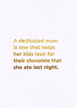 Send this funny Mother's Day card to your dedicated Mum!